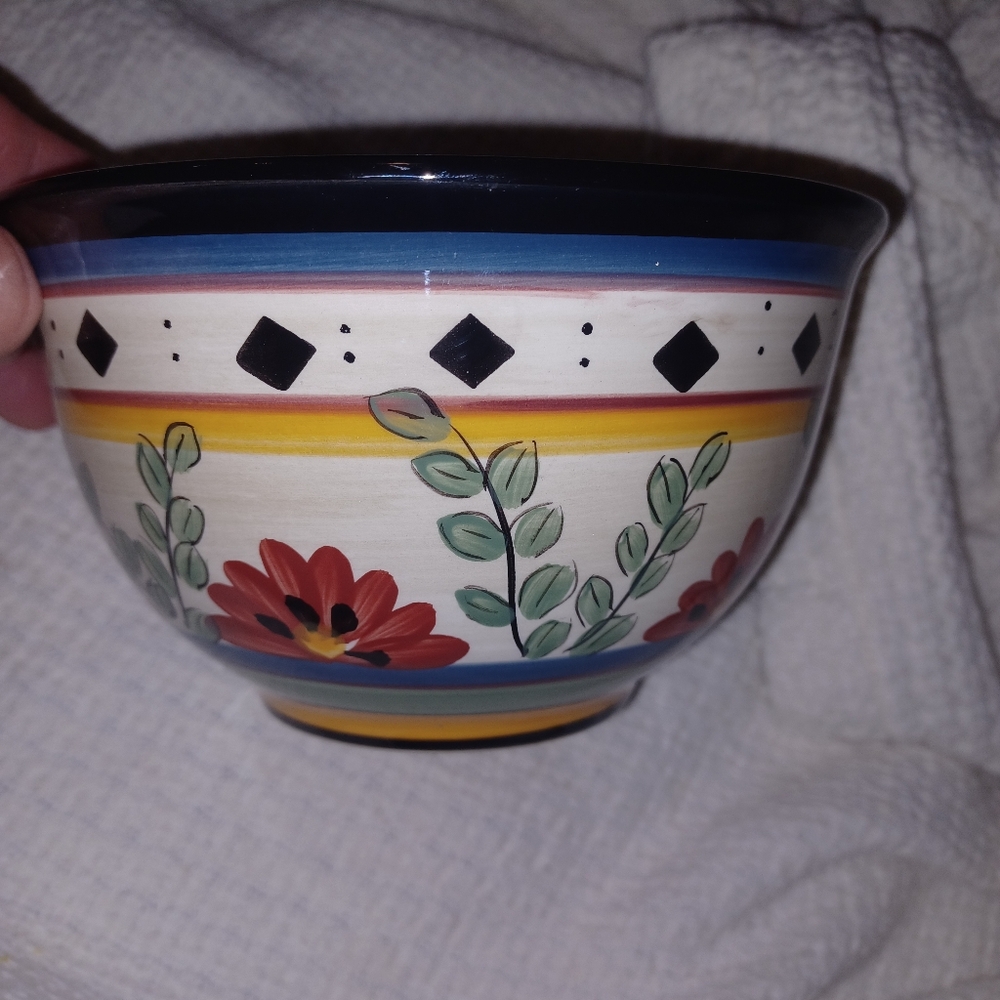 Paisley Shaped Platter w/ 2 Coffee Mugs Plus One Bowl - Picture 14 of 14